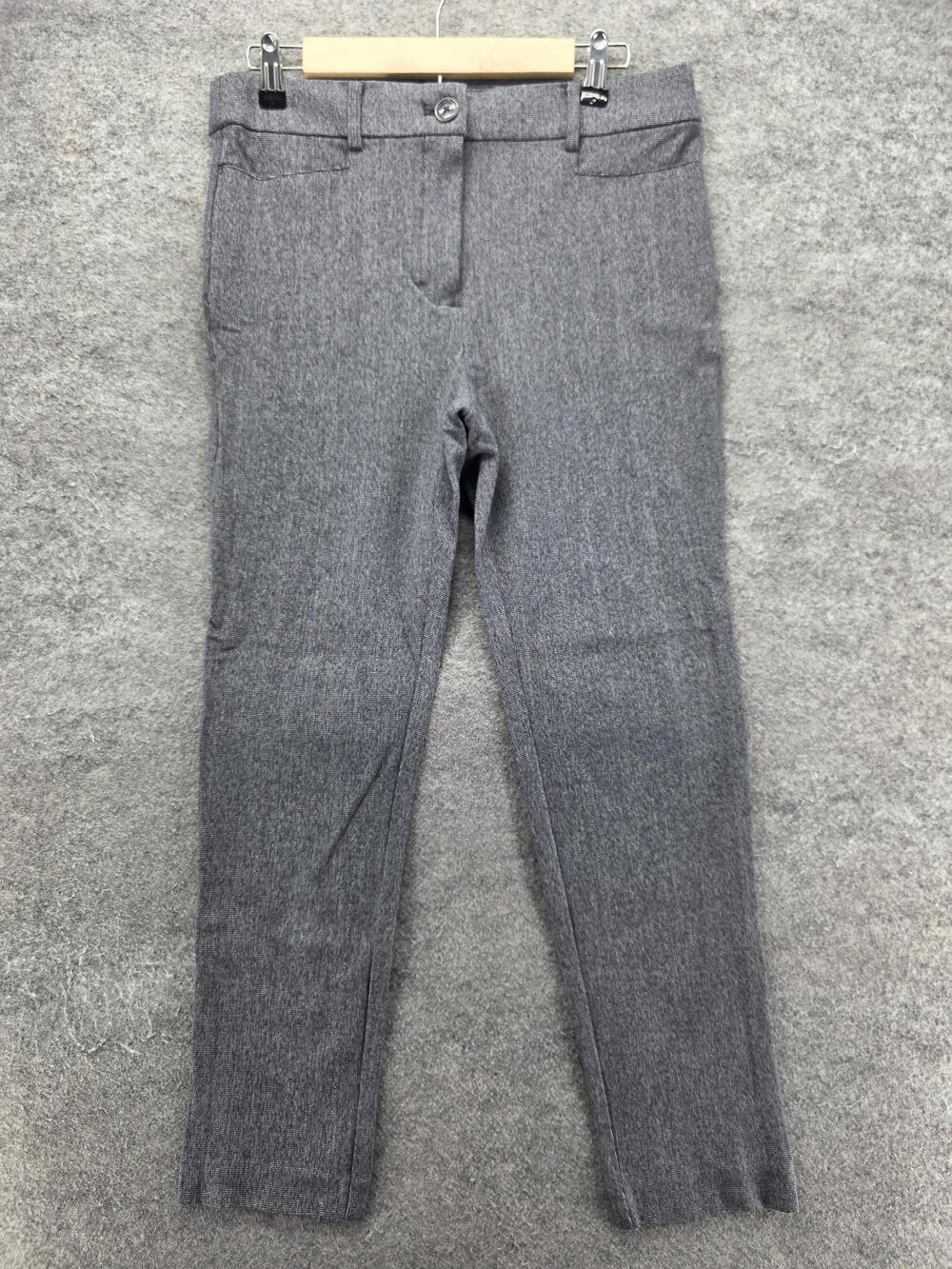 LOFT Pants Womens 6 Gray The Sutton Skinny Ponte Stretch Pockets 27 In